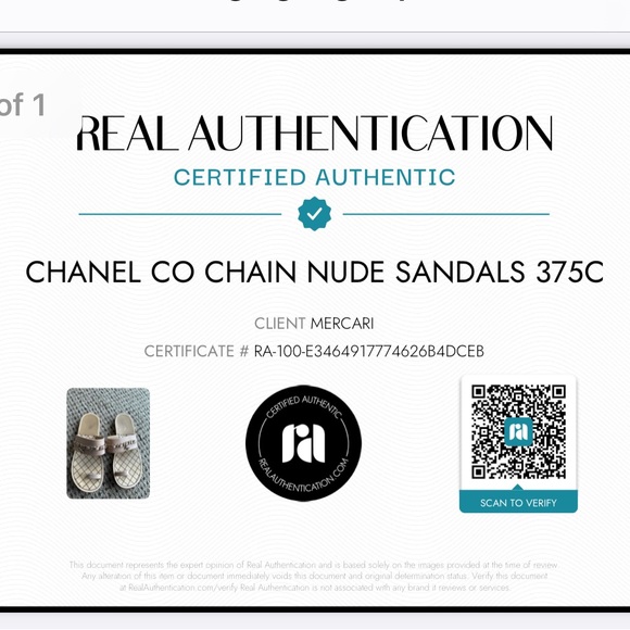 ⚠️⚠️clearance⚠️⚠️Chanel co chain nude sandals 37.5C - Picture 14 of 14